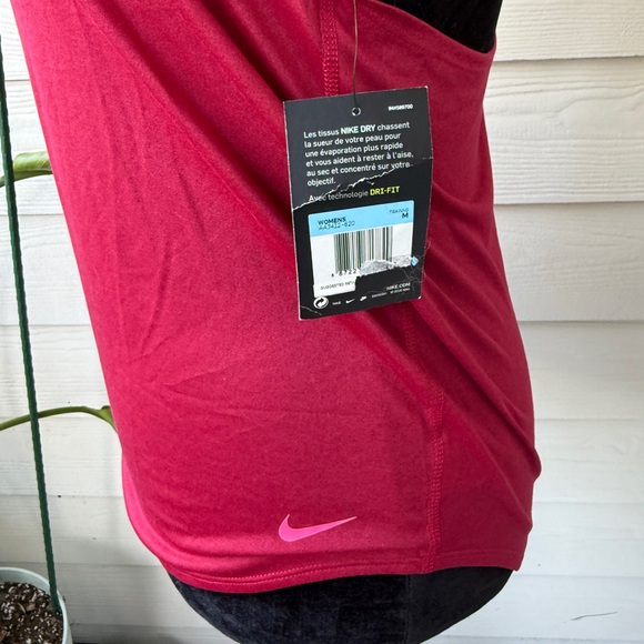 Nike Dri-FIT Tank Top | NWT | Size Medium | Hot Pink | Lightweight & Breathable - Picture 3 of 6